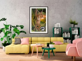 Artgeist Plagát - What's Up? [Poster] Veľkosť: 30x45, Verzia: Zlatý rám