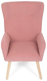 Kreslo s ušami PINK2, ružová