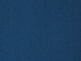 Menčestrová rohová pohovka ľavostranná námornícka modrá LUNNER Beliani