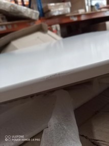 AKCIA Biely jedálenský stôl COMBO 120X75 II. akosť