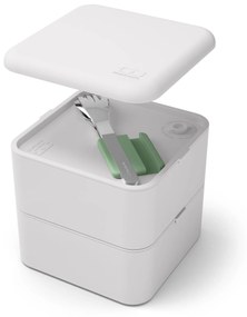 monbento Nerezová sada príborov Monbento Slim Box Green Natural