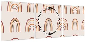 Obraz - Dream creations N⁰3 (s hodinami) (90x30 cm)
