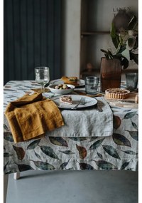 Ľanový obrus 140x140 cm Golden Fall – Linen Tales