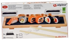 Servírovacia sada na sushi Alpina 30 x 16 x 3 cm