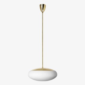 Lucis závesné svietidlo Daphne Zt 3x75(57)W E27 sklo mosadz opál ZT.13.D550.8