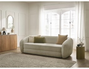 Svetlohnedá ženilková rozkladacia pohovka 228 cm Neyo – Bobochic Paris