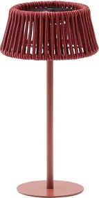 LED stolové/prenosné solárne vonkajšie svietidlo ø 11 cm Aldet – Kave Home