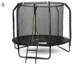Záhradná trampolína SkyFlyer + rebrík 2,4 m 244 cm TR0033