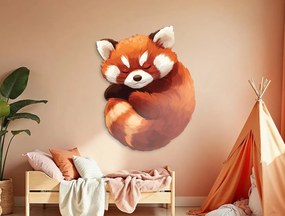 drevko |  Obraz Sdrevkoca červená panda  60 x 475 cm