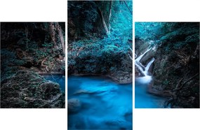 Obraz - Magická noc v tropickom lese (90x60 cm)