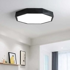 Toolight - Stropné svietidlo Diamond 50cm E27 5x60W APP863-C, čierna, OSW-08959