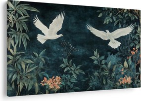 Obraz - Dve holubice (90x60 cm)