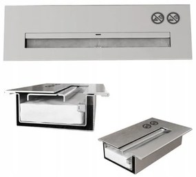 Kratki GOLF/CZARNY/TUV - Vstavaný BIO krb GOLF 37,4x64,8 cm 1kW čierna