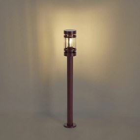 Moderná vonkajšia lampa tmavočervená 80 cm IP44 - Gleam