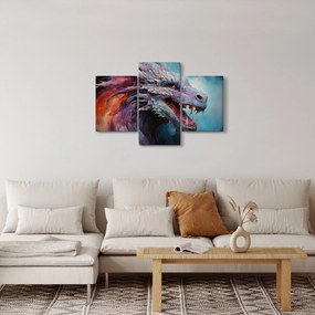 Obraz - Ilustrácia draka (90x60 cm)