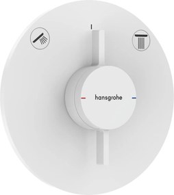 Hansgrohe DuoTurn S, batéria pod omietku pre 2 spotrebiče, biela matná, HAN-75418700