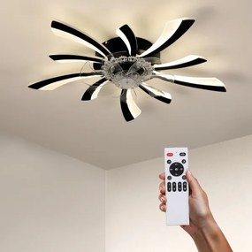 Brilagi-LED stmievateľné svietidlo s ventilátorom LED/50W/230V 3000-6500K čierne