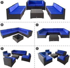 Rohová záhradná súprava Avenberg CASA