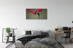 Obraz canvas Baletka ružová Materiál 100x50 cm