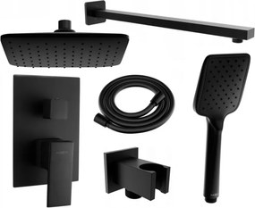 Mexen Uno, podomietkový sprchový set DR62, čierna, 71435DR62-70