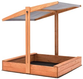 Drevené pieskovisko s lavičkami 150 cm