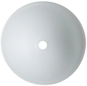 Sapho Sapho, TELICA sklenené gravírované umývadlo, priemer 42 cm, biela, TY181W