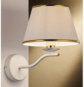 Jupiter 2086 - Nástenné svietidlo SAMBA 1xE27/15W/230V biela/zlatá