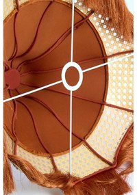 Oranžové tienidlo ø 45 cm Mizia – Light &amp; Living