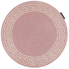 Okrúhly koberec HAMPTON Grecos,  Grécky  ružová