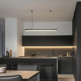 LED Stropné prisadené závesné svietidlo CYNIDECO LED/45W/230V 4000K čierna