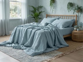 Mušelínové obliečky MUSSARI svetlomodré Rozmer obliečky: 80 x 80 cm | 135 x 200 cm