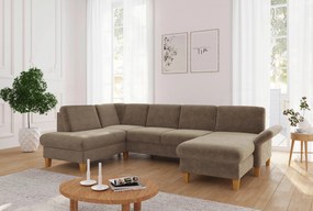 XXXLutz SEDACIA SÚPRAVA, textil, svetlohnedá Sit & More - Sedačky - 00014401611S