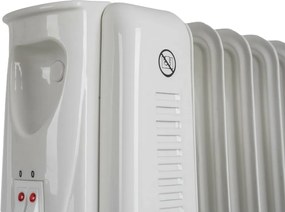 G21 Olejový radiátor Etna, 9 rebier, 2000 W, biela