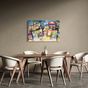 Obraz - Daždivý večer (90x60 cm)
