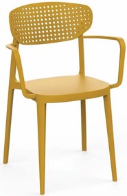 Kreslo AIRE ARMCHAIR, horčicovo žlté