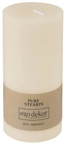Smotanovobiela sviečka Eco candles by Ego dekor Friendly, doba horenia 50 h
