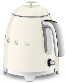 Krémová rýchlovarná kanvica z nehrdzavejúcej ocele 800 ml Retro Style – SMEG