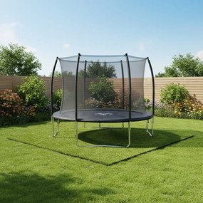 Gumová trávniková dlaždica ASLON 40 x 40 cm, Charcoal Grey