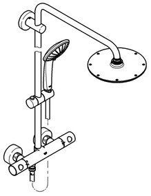 GROHE 27964000 - sprchový systém EUPHORIA 210 mm, lesklý chróm