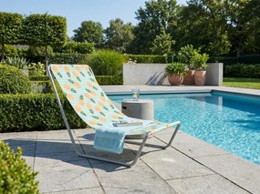 Skladacie plážové ležadlo SAND PINEAPPLE, farebné