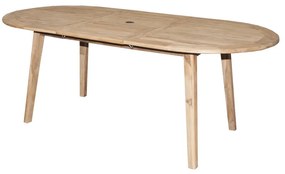 Doppler TECTONA - záhradný drevený rozkladací teakový stôl 150/200 x 95 cm - 2. akosť (N294)