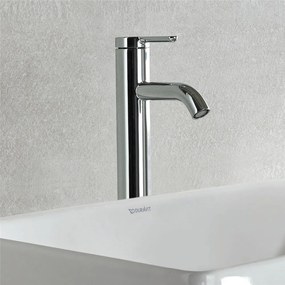 DURAVIT C.1 páková umývadlová batéria s odtokovou súpravou s tiahlom, výška výtoku 173 mm, chróm, C11030001010