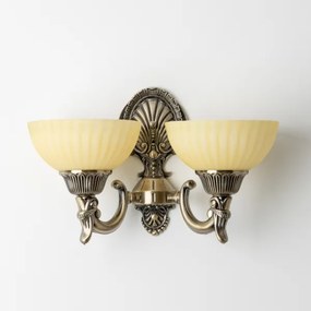Brilagi - Nástenná lampa CLASSIC 2xE27/60W/230V mosadz