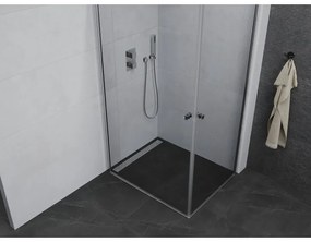 Mexen Pretoria sprchový kút duo 80x70 cm, chrómový profil, 6mm číre sklo, 852-080-070-02-00