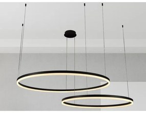 LED Stmievateľný luster na lanku LED/128W/230V 3000-6500K + diaľkové ovládanie