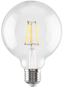 Rabalux LED Filament žiarovka číra G95 E27 7,2 W 806lm 2700K