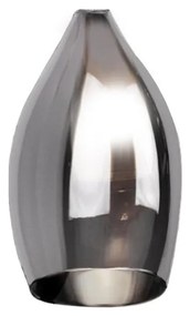 Azzardo - Náhradné sklo k lustru IZZA - čierna pr. 13 cm