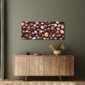 Obraz - Zrelé gaštany (120x50 cm)