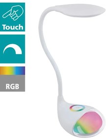 Eglo 97078 - LED Stolná lampa CABADO 1 1xLED/2,2W+0,3W/230V RGB