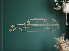 drevko Obraz Range Rover Vogue Rozmer obrazu: 24,5 x 86 cm, Farba dekorácie: Čierna